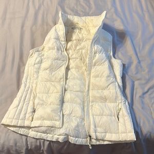 White down vest